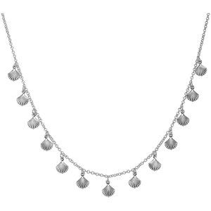 Sheila Fajl Ventura Multi Seashell Charm Silver Plated Choker Necklace NEW